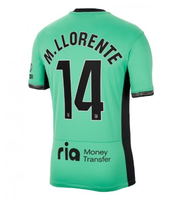 Atletico Madrid Marcos Llorente #14 Tredje trøje 2023-24 Kort ærmer